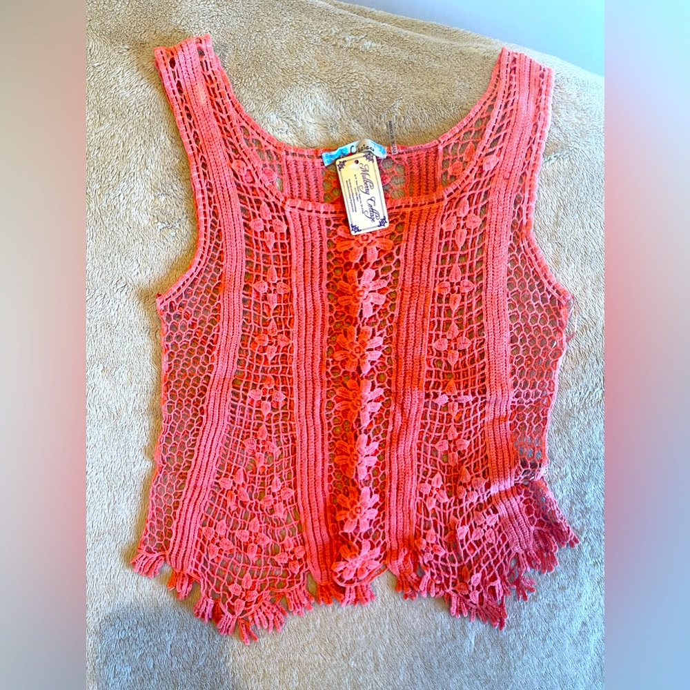 Cecico Crochet Lace Top